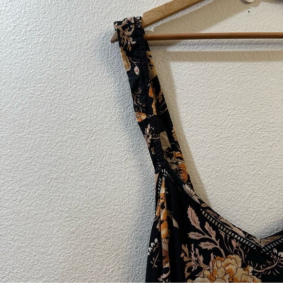 Spell & The Gypsy Rosa Floral Maxi Sundress in Coal Size Medium - Picture 5 of 14